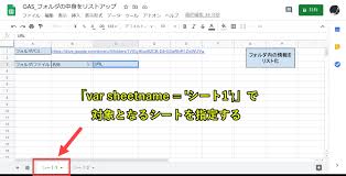 Googleドライブ上のファイル名をスプレッドシートに書き出す方法 Gasプログラム活用事例