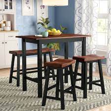 4.1 out of 5 stars 7. Bench Pub Table Sets Kitchen Dining Room Sets You Ll Love In 2021 Wayfair