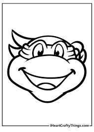 Ninja Turtle Template Printable