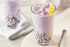 Taro hasilkan warna ungu alami. Apa Itu Taro Boba Teh Susu Ungu Dengan Bola Tapioka