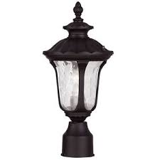Landscape Lamp Livex Oxford 1 Light Outdoor Lighting Post Head Bronze 7848 07 847284037571 Ebay