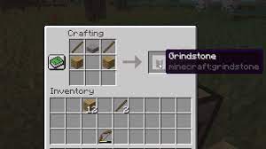 Grindstones are used to repair tools. Grindstone Crafting Recipe And How To Make A Grindstone In Minecraft Lesters Bbq