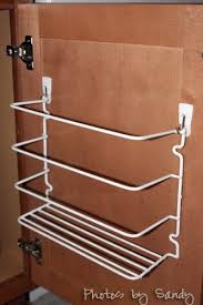 Under The Sink Storage When Your Door Panel Interferes With Drilling A Hole And Putting Kitchen Sink Storage Under Sink Organization Kitchen Sink Organization