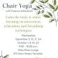 Chair Yoga — Sitka Wine Lounge, Ferndale, CA  event image