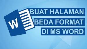 Cara Mudah Buat Halaman Beda Romawi Dan Angka Dalam Satu File Di Ms Word Youtube