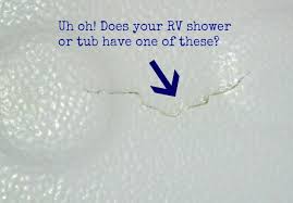 Our unique repair process is done in place without removing your fixture. Fixing Cracked Rv Showers With Tape Yes Shower Repair Fiberglass Shower Shower