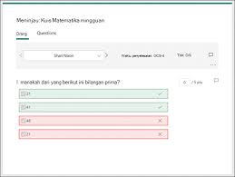 1.) masuk ke akun edmodo sebagai siswa 2.) akan tampil tiga paket quiz. Memeriksa Dan Membagikan Hasil Kuis Anda Dukungan Office