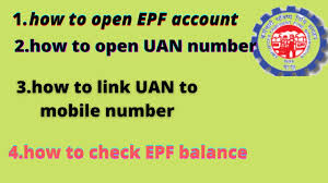 How to know the pf account number? How To Open Epf Account Youtube