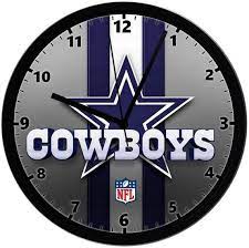 Dallas Cowboys 8in Unique Homemade Wall Clock Battery Etsy In 2021 Homemade Wall Clocks Dallas Cowboys Decor Dallas Cowboys