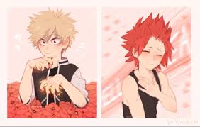Kiribaku Bakushima Kirishima Eijiro And Katsuki Bakugo My Hero Academia Shouto Hero My Hero