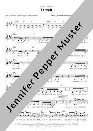 Noten Ja Ich Will Jennifer Pepper