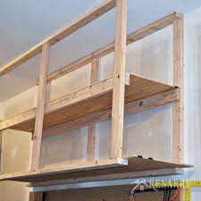 Overhead garage storage is a product that will make your garage more organized. Diy Garage Storage Ceiling Mounted Shelves Giveaway
