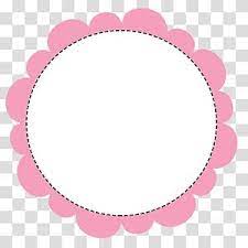 White And Pink Circle Illustration Circle Polaroid Frame Transparent Background Png Clipart Frame Logo Logo Online Shop Frame Border Design