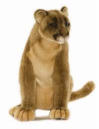 11 Hansa Mountain Lion Teddy Bear Stuffed Animal Mountain Lion Plush Animals