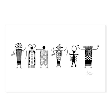 Group Of Petroglyph Peoples Postcards Package Of By Paintedlynx Cafepress Petroglyphs Art Petroglyphs Ancient Drawings