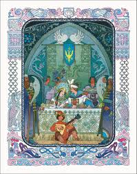 сказка о мёртвой царевне и о семи богатырях фото N Nazaruk Pushkin Skazka O Mertvoj Carevne I Semi Bogatyryah Arte Folk Arte Ilustraciones