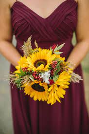 There Is No Flower In The World That Is Quite As Cheerful As The Sunflower Wedding Color Inspiration Fall Sunflower Themed Wedding Rustic Sunflower Wedding