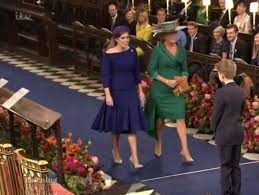 Members of the royal family arrive at st george's chapel for the wedding of princess eugenie the dean of windsor gives an address at the wedding of princess eugenie and jack brooksbank. Royal Wedding Fashion Misses Fergie S Quidditch Hat And Cara Delevigne S Suit And Tails Irish Mirror Online