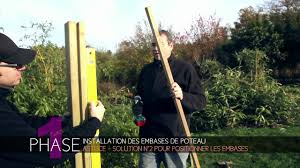 Pose D Une Cloture En Bois Youtube