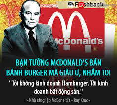 KHỞI NGHIỆP - CHIẾN LƯỢC TINH VI GIÚP McDonald's TRỞ THÀNH MỘT TRONG 5 ĐẠI  GIA BĐS HÀNG ĐẦU THẾ GIỚI Khủng hoảng kinh tế là một thảm họa với những  ngành