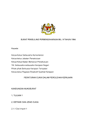 7 tahun 2015.pekeliling perkhidmatan bil. Surat Pekeliling Perbendaharaan Bil 9 Tahun 1994