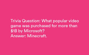 Nov 08, 2021 · in these minecraft quiz questions and answers you'll be asked about weapons, foods and how to brew various potions. 50 Video Game Trivia Questions Answers Hard Easy