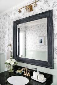 Mirrors this large could easily be imposing, but breaking them up with some led fixtures brings them back to scale and provides needed light. Frameless Bathroom Mirror Ideas Easy Budget Upgrades Apartment Therapy