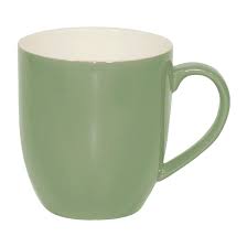 This is a nice big mug and is the perfect size for my morning coffee although i'm not sure exactly how many ounces it is, but it might be around 16. Brew Coffee Mugs Sage White 380ml Pack Of 6 Fl233 Buy Online At Nisbets