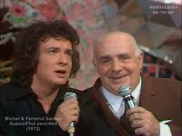 70's... "Aujourd'hui peut-être" : célèbre chanson qui prônait le farniente... Elle avait été le premier grand succès de Fernand Sardou qui l'avait tout d'abord interprétée à l'Alhambra à Paris, en ...