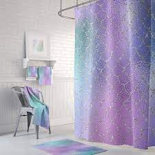 Check spelling or type a new query. This Pretty Shower Curtain And Matching Mermaid Decor Hand Towels Bath Towels Beach Towel Girl Bathroom Decor Purple Bathroom Decor Mermaid Bathroom Decor