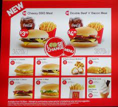 Mcdonald S Australia Loose Change Menu Hytam2 Flickr