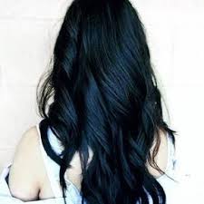 Jet Black Hair With A Hint Of Blue Hairstylecolorbluedyes Hair Color For Black Hair Hair Tint Jet Black Hair