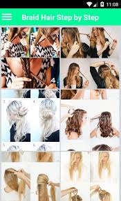 You'll finally be able to do all the pretty braids you've seen on instagram once you master the basic braiding technique with this easy french braid tutorial! How To Braid Hair Step By Step For Android Apk Download