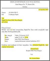 Suatu kebanggaan jika ibu dan bapak bisa hadir di dalam rapat ini, maaf jika ada kesalahan ungkapan kata yang kurang berkenan dihati ibu dan bapak. Menyunting Dan Menulis Surat Undangan Rapat Kosongin