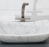 18" White Carrara Marble Vessel Sink