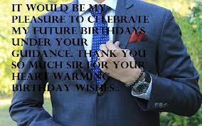 Here is a thank you note to you for wishing me on my birthday. Thank You Messages For Birthday Wishes To Boss Samplemessages Blog