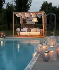 Outdoor Canopy Bed Romantic Outdoor Area Decor Ideas For You 2018 Pool Dekor Hinterhof Pool Landschaftsbau Outdoor Dekorationen