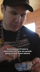 Kanen’tó:kon Hemlock of the Mohawk nation has been helping revive tattooing  traditions in Kahnawake that were lost as a result of colonization  #skindigenous