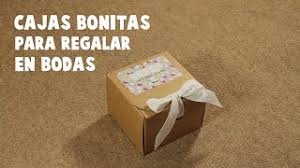 Muchas parejas ya no hacen lista de boda, así que quizá se os hace un poco cuesta arriba dar con el detalle ideal. Cajas Mini Para Tus Regalos De Boda Youtube
