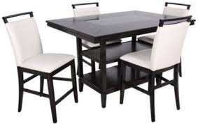 Features an inset black glass in table top. Pin On Small Space Apartment Living