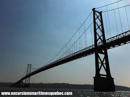 Il possède la plus grande portée principale de tous les ponts suspendus canadiens1. Pont Pierre Laporte Picture Of Excursions Maritimes Quebec Quebec City Tripadvisor