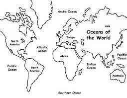 Continents of the world coloring page. Maps Of Southern Ocean Coloring Pages Bulk Color