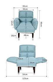 Nouler Single Lazy Sofa Foldable Washable Bedroom Fabric Living Room Chair Leisure Gray One Size Oversized Chair Living Room Chair Lazy Sofa