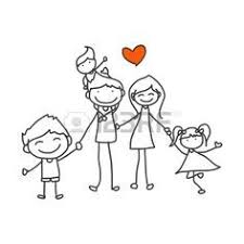 Disegno A Mano Cartone Animato Famiglia Felice Di Giocare Disegni A Mano Tatuaggi Sulla Famiglia Tatuaggio Di Famiglia