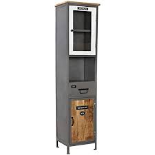 Hochschrank, highboard, wäscherolli & co. Woodkings Hochschrank Patna Badmobel Holz Rustikal Massiv Altholz Badezimmer Badezimmerhochschrank Badschrank Bad Landhaus Mobel Amazon De Kuche Haushalt