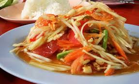 Bahan2betik muda yg telah disagat(2 cawan?bawang putih 2 ulascili api 3 tangkaiudang kering 2 sbtomato 2 bijikacang tanahkacang panjang 3 batanglimau nipis. Resepi Som Tam Ala Thai