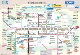 Munich Train Map Train Map Metro Map Subway Map