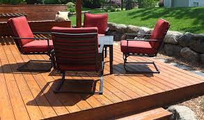 If your deck is wood, you might want to stick to a wood railing, but change up the color or finish to set it apart, markatos adds. Best Decking Material Wood Vinyl Or Composite Deck Material Options