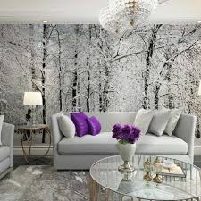 Find More Wallpapers Information About Winter Snow Branches Tree Wallpaper Photo Mural Wallpapers For Livi Wallpaper Living Room Living Decor Living Room Decor
