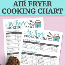 Check spelling or type a new query. Printable Air Fryer Cooking Times Chart